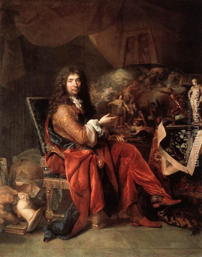 Nicolas De Largilliere : Portrait of Charles Le Brun